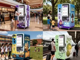 How can entrepreneurs maximize profits with Huaxin's Ice Cream Machines?